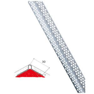 PARASPIGOLO ZN FORATO 30X30 135°