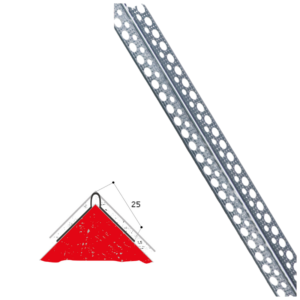 PARASPIGOLO ZN FORATO 25X25