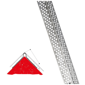 PARASPIGOLO FORATO 30X30 IN ALLUMINIO