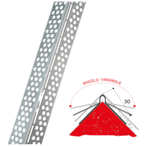 PARASPIGOLO FORATO 30X30 ANGOLO VARIABILE