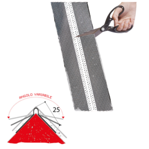 PARASP. FOR.-PVC  + RETE F.V. IN ROTOLO