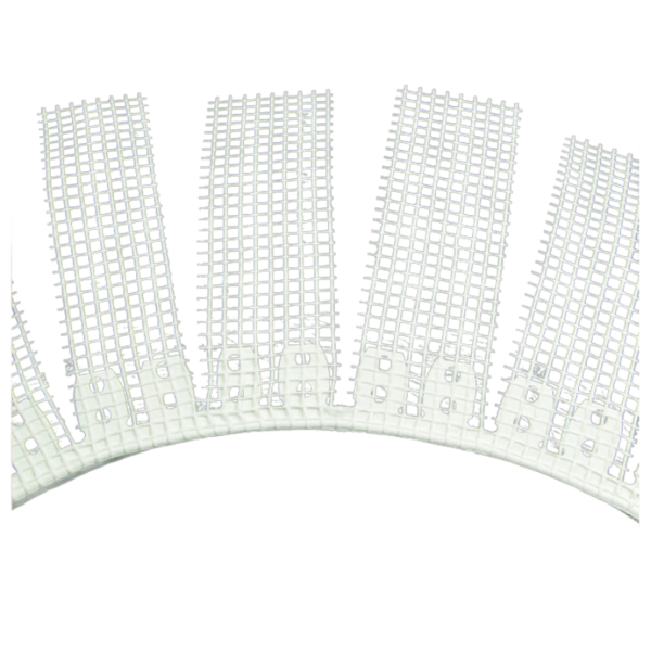 PROFILO IN PVC C/RETE F.V. PER ARCHI L.250