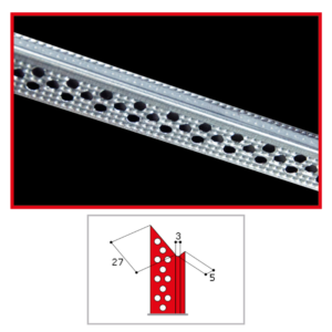 PARASPIGOLO ZN CART. 105°/140° L.300