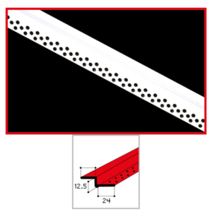 PROFILO CORNICE /BATTISCOPA BIANCO H. 30 mm L. 300