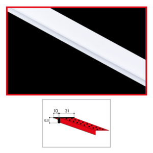 PROFILO CORNICE- SCURETTO   Prev.Bianco          L.300