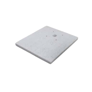 BASE PER FONT.QUADRA 44X39X4 TRAV BIANCO SCAT