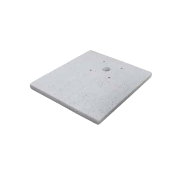 BASE PER FONT.QUADRA 44X39X4 TRAV BIANCO SCAT