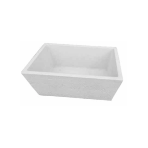 VASO PER FONTANA QUADRO TRAV.BIANCO